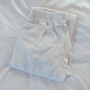 Brandy Melville White Sweatpants